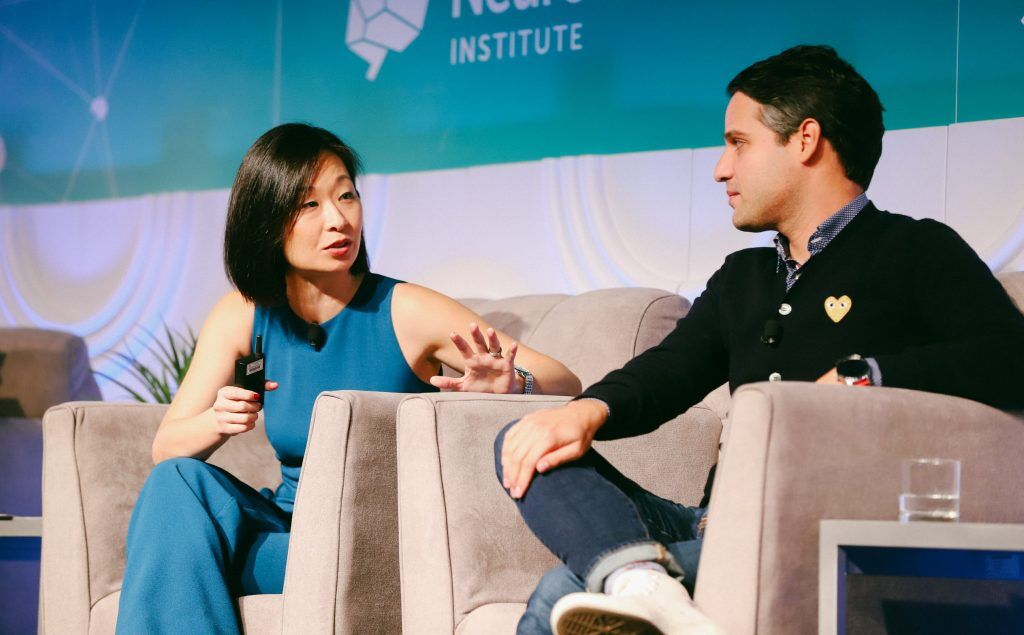 Dr. Janet Ahn at the 2019 NeuroLeadership Summit.